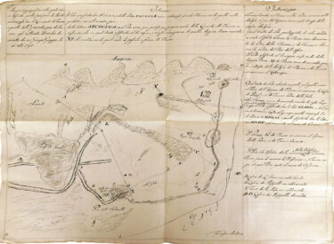 Mappa Gaggia - Busta 80 “Tuenno” 1850-1859 