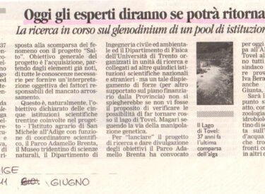 Alto Adige - 11 June 2001