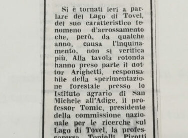 Alto Adige - 18 maggio 1972